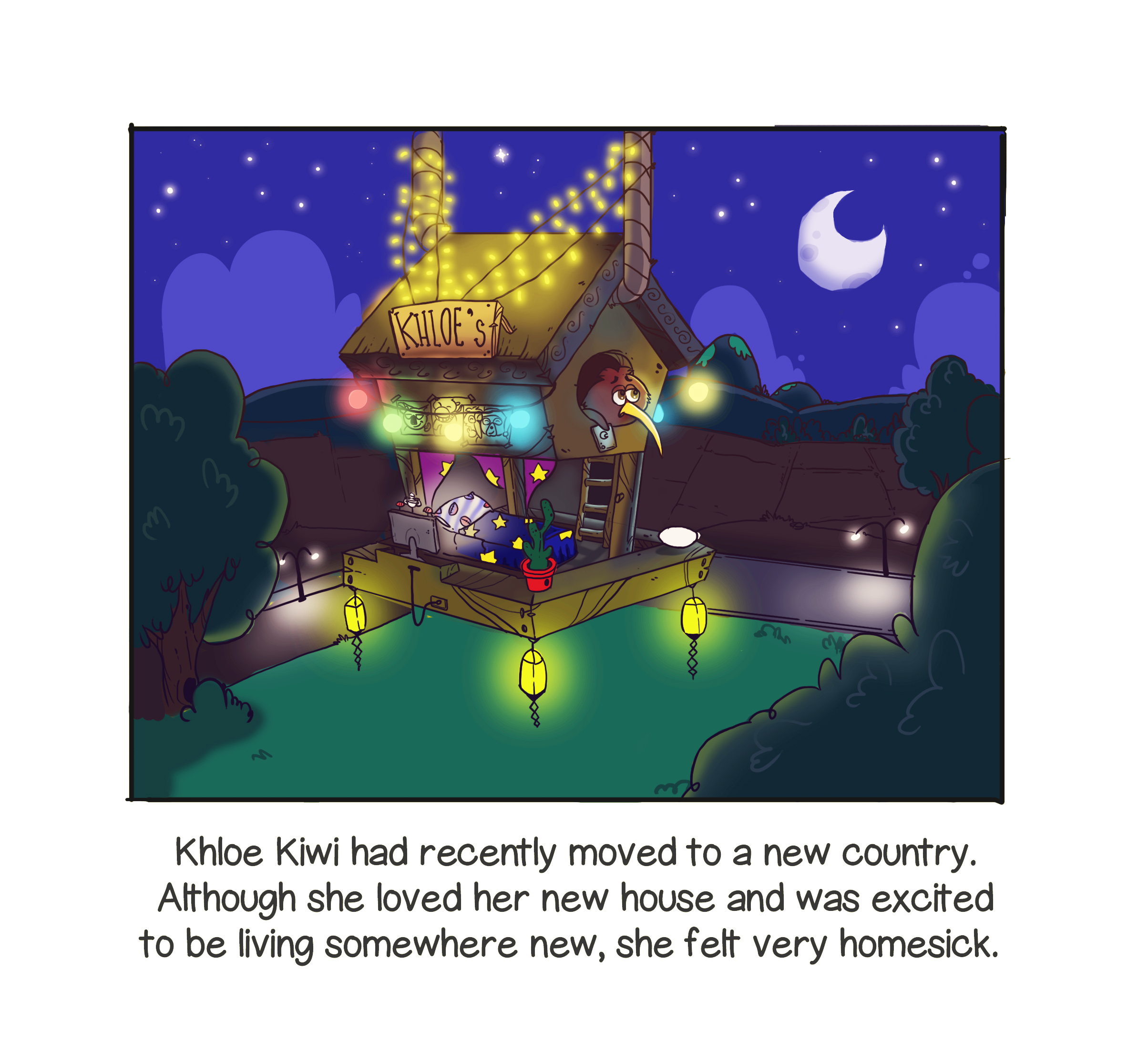 Khloe Kiwi gets homesick
