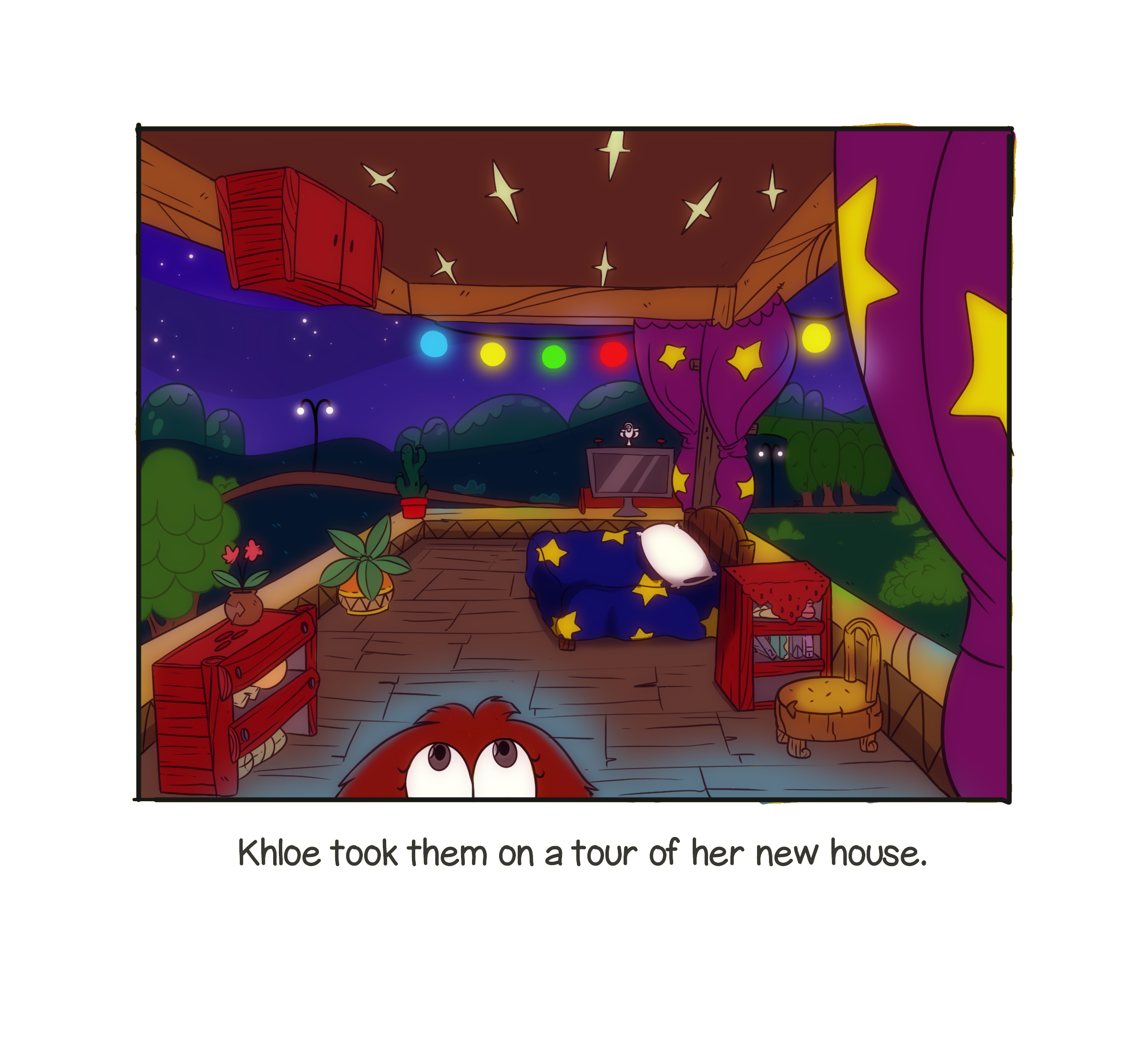 khloe kiwi in her beautiful bedroom