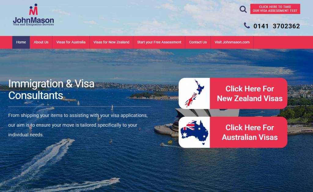 Visa website